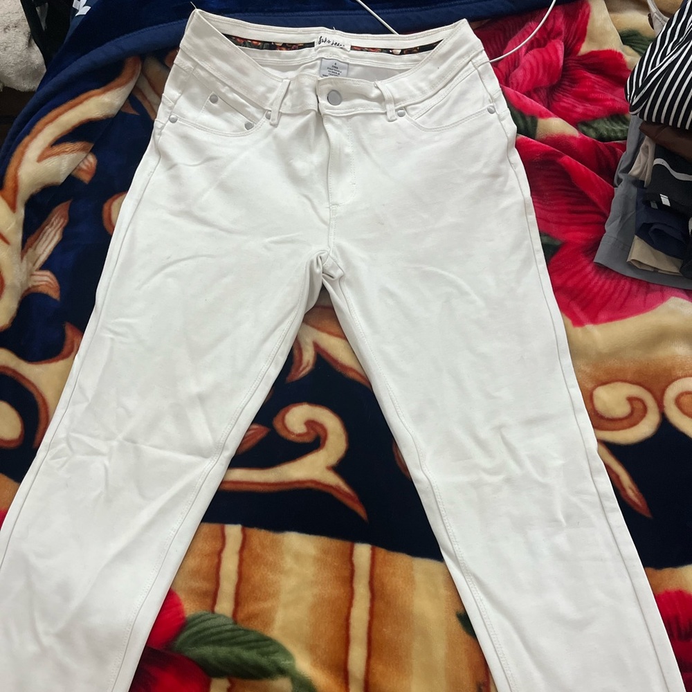 White jeans
